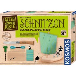 Kit de experimentos Kosmos Schnitzen Komplett-Set, 8 años, multicolor