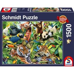 Puzzle Schmidt Spiele 1500 piezas Animales 12 años
