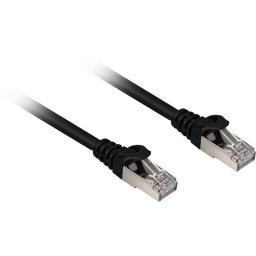 Cable de red Sharkoon Cat.6a SFTP 0,25 m Negro