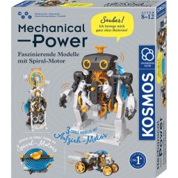 Robot de Ingeniería Kosmos Mechanical Power, Caja de Experimentos Multicolor para Niños de 8 a 12 años