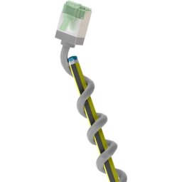 Cable de red Goobay 74348 Cat8.1 U/FTP 3 m gris