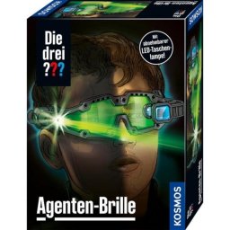 Gafas de detective KOSMOS Los tres investigadores con lentes de aumento y lámpara LED
