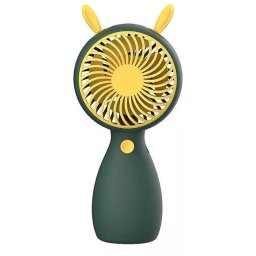 Mini Ventilador de Mano Dam Electronics Verde 5W USB Recargable Portátil Compacto