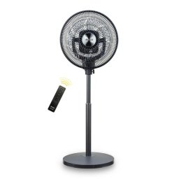 Ventilador de Pie Sogo VEN-SS-21360 65W 40cm 6 Velocidades Oscilación con Mando Temporizador