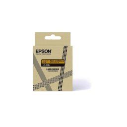 Cinta para impresora de etiquetas Epson LK-6YBJ negro sobre amarillo 2,4 cm