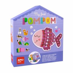 Juego creativo APLI Kids 18505 animales XL con pompones y papel de seda