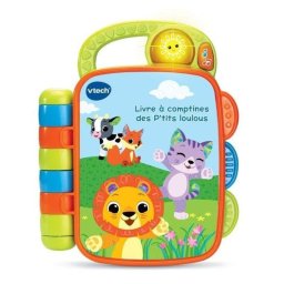 Libro musical interactivo Vtech Baby para bebés 6-36 meses con 15 melodías
