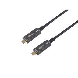 Cable óptico activo USB-C EQUIP 15m PD 60W 4K/60Hz 10Gbps Video+Datos+PD