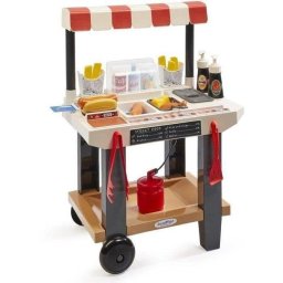 Carrito de cocina Ecoiffier 100% Chef Street Food 25 piezas desde 18 meses