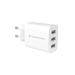 Cargador USB Conceptronic ALTHEA13W 3 Puertos 30W