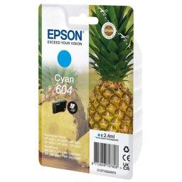 Cartucho de Tinta Epson 604 Cian 2,4 ml Original