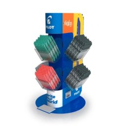 Expositor de bolígrafos Pilot Giratorio Multicolor 522 piezas