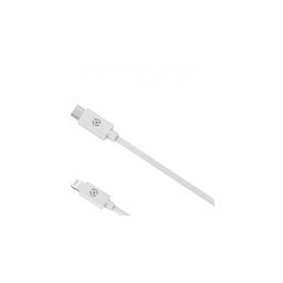 Cable Celly USB-C a Lightning 1 metro blanco