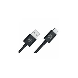 Cable USB-C Celly 2 metros 12W negro