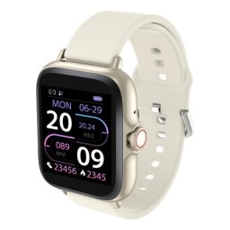 Denver SWC-156BEMK2 Bluetooth 1,44" Beige Talla única Pulsómetro Monitor sueño