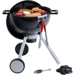 Barbacoa infantil Klein Weber One-Touch Premium con luz y sonido, accesorios y ruedas