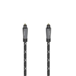 Cable de audio óptico Hama 00205139 1,5 m conectores Toslink chapados en oro