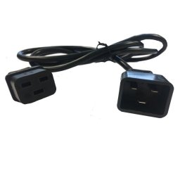 Cable de alimentación LANBERG IEC320 C19 a C20 1,8 m 16A negro