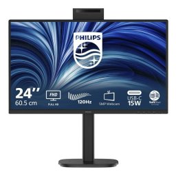 Monitor Philips 24B2N3200JH/00 23,8" FullHD 120Hz IPS Altura Ajustable Webcam Altavoces