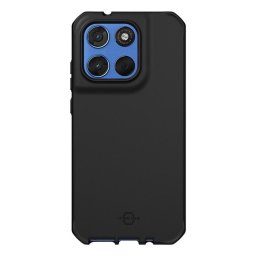 Funda para móvil Mobilis Spectrum_R Cover resistente antibacteriana negra para Motorola Moto G67