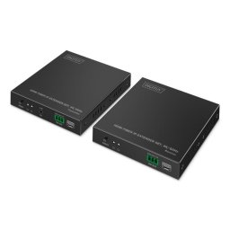 Extensor IP de fibra HDMI Digitus 4K/60Hz 40 km/300 m Negro