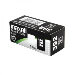 Maxell SR41W Pack de 10 Pilas de Botón 392