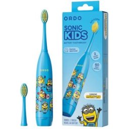 Ordo Cepillo de dientes eléctrico Minions Sonic Kids Azul Sónico y hasta 60 días de autonomía. Azul