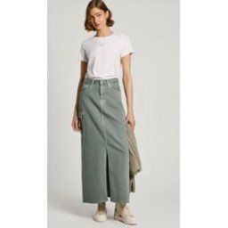 FALDA PEPE JEANS MAXI HW CLR MUJER