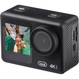 Trevi GO 2550 4K Cámara de Acción Deportiva 4k Wifi con Carcasa Subacuática 30m