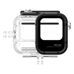 Carcasa Sumergible para Insta360 Ace Pro 2, Vidrio Alta Calidad, Resistencia 60m, Negro/Transparente