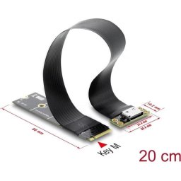 Conversor Delock M.2 a OCuLink SFF-8612 PCIe 4.0 x4 NVMe