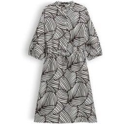 Opus Vestido midi WENRIA BOTANICAL marrón 40