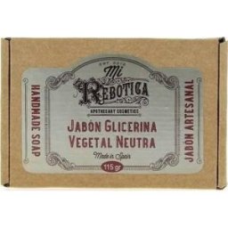 MI REBOTICA jabón glicerina vegetal neutra 115 g