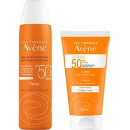 Avene Avène Pack Spray Solar Spf50+ P. Sensibles 200 ml + Crema Solar Piel Seca Spf50 50 ml