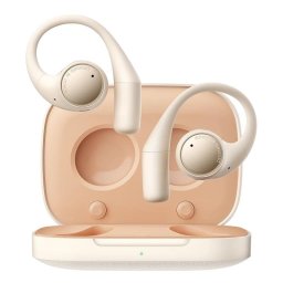 Auriculares Honor Earbuds Open inalámbricos Bluetooth con Cancelación Activa de Ruido, Micrófono y protección IP54, color oro