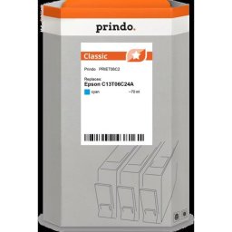 Cartucho de tinta Prindo MC55758 compatible cyan para Epson EcoTank