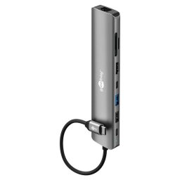 Hub Goobay 8 puertos USB 3.0 Tipo C 100W modelo 79148 con HDMI y RJ45