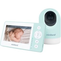 Miniland Vigilabebés video Digimonitor 4,3" Go con batería en ambas unidades. Blanco niño