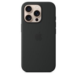 Apple Funda de Silicona con MagSafe Negra para iPhone 16 Pro