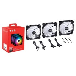 Ventilador suplementario XPG VENTO 120 ARGB PWM 120mm 1850RPM con iluminación ARGB