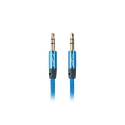 Cable Jack 3,5mm Lanberg 2m Azul Macho/Macho