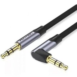 Cable Estéreo Vention BANHI Jack 3.5 mm Macho a Macho 3 m Gris Chapado en Oro