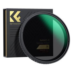 Filtro K&F CONCEPT Nano-X ND2-32 37mm variable óptico sin viñeteado