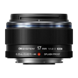 Objetivo OM SYSTEM M.Zuiko Digital 17mm F1.8 II Montura Olympus OM Negro