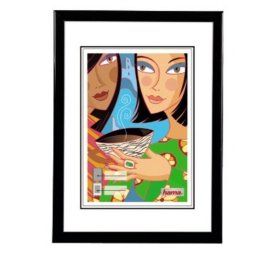 Marco Hama Madrid Negro 20 x 30 cm Plástico diseño elegante