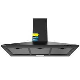 Campana extractora Cecotec Bolero Flux PM 904000 Black A Conducción 90 cm LED eficiente