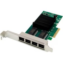 Tarjeta de red Allnet ALL0136v2-4-GB-TX/I350T4 PCIe 1G 4 puertos RJ45