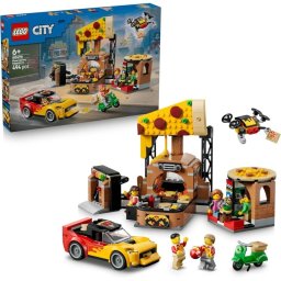 LEGO City Experiencia De Reparto De Pizza Con Vehículos 60496 494 piezas
