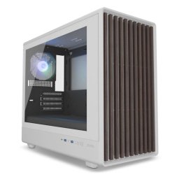 Caja ordenador Zolyd Karion Wd Micro-ATX diseño madera y cristal