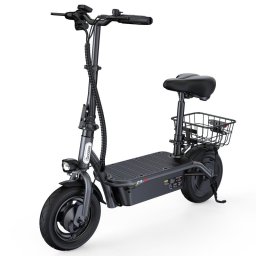 Patinete eléctrico iScooter 45km/h 60km de autonomía 1000W con asiento y luces LED